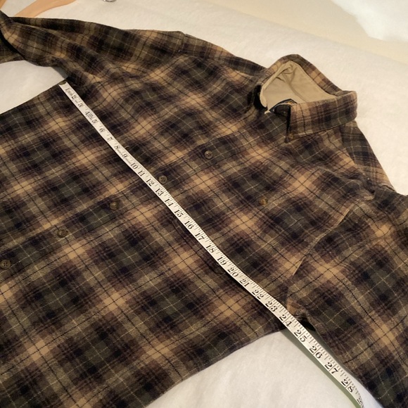 Woolrich wool blend plaid warm shirt XL - Picture 6 of 16